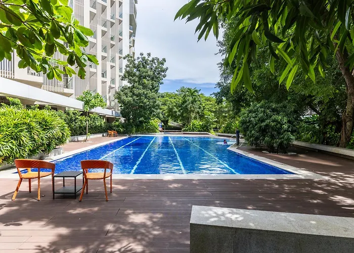 Group Family And Friends At Tambuli Residences Spacious 1-bedroom, Sleeps Up To 6 By Dominik With Pool Access & Balcony In Mactan Île de Mactan